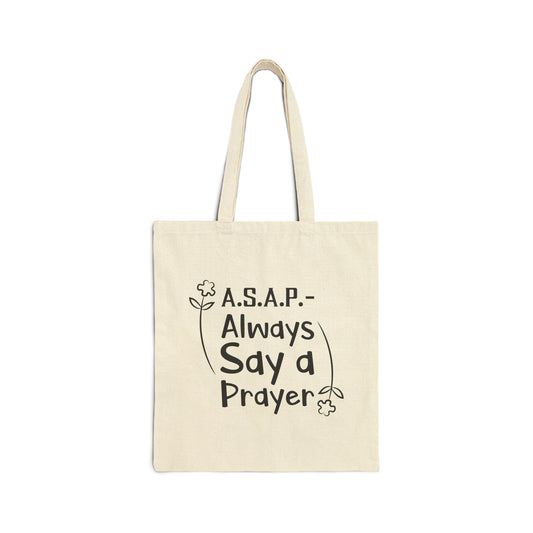 Cotton Canvas Tote Bag