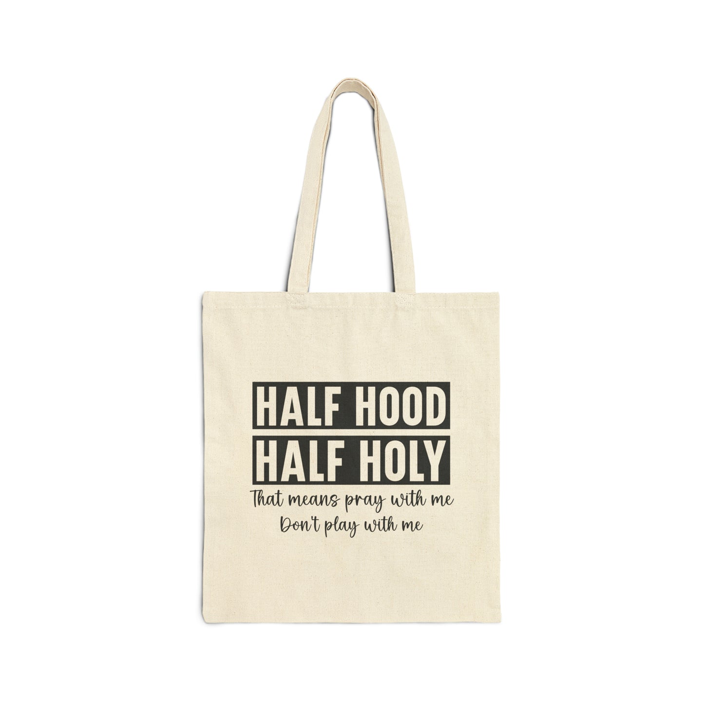 Cotton Canvas Tote Bag