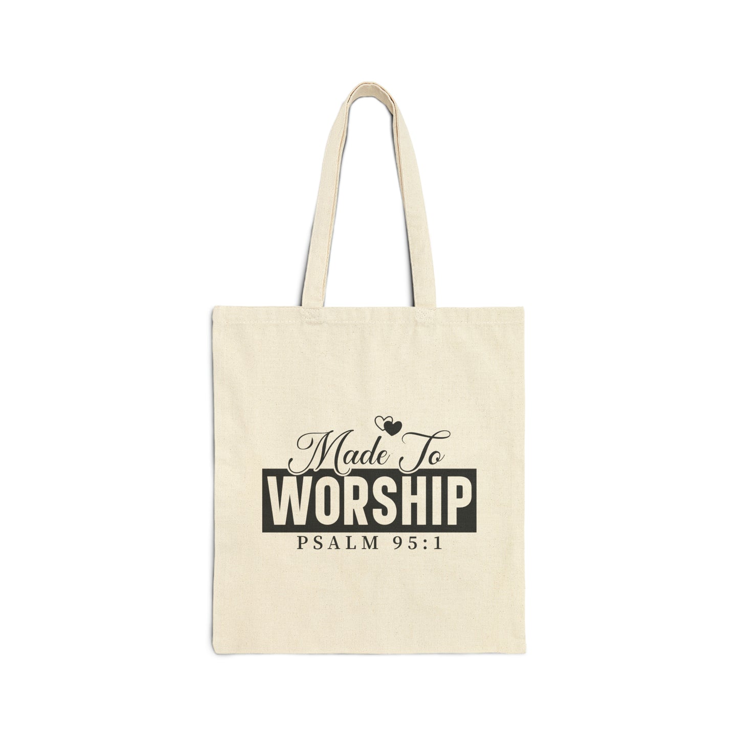 Cotton Canvas Tote Bag